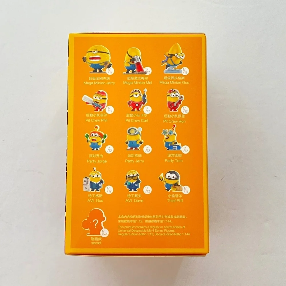 POP MART Authnetic Collectible Universal Despicable Me 4 Series Figures
